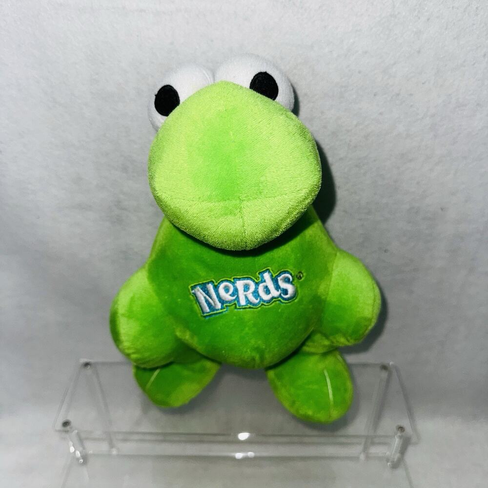 EUC Nestle Nerds Green Plush Candy Advertisement Mascot 12” Stuffed Animal